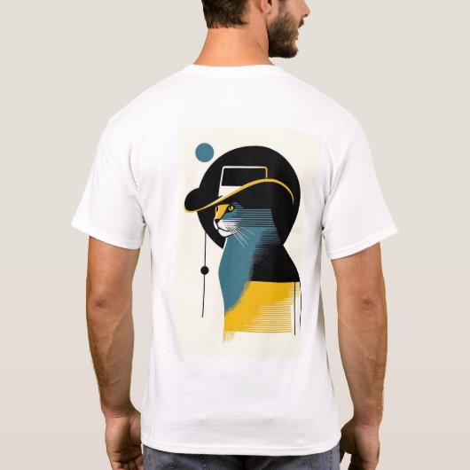 美猫Tシャツ Tシャツ (裏面)