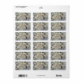 美白デイジーブーケフローラ ラベル (フルシート)