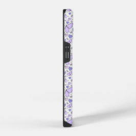 美的かわいいバイオレットバタフライ iPhone 14ケース