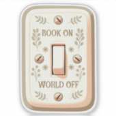 美的な本好きの世界読の本 シール (正面)