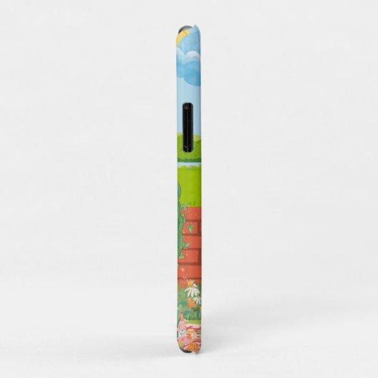 美的な猫ピクニックかわいいモダン Case-Mate iPhoneケース (裏面/右)