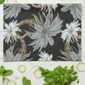 美的な花柄 キッチンタオル (折り畳み)