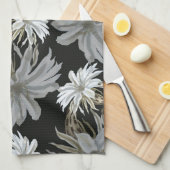 美的な花柄 キッチンタオル (四つ折り)