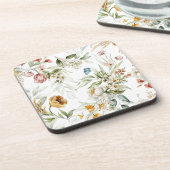 美的な花柄 コースター