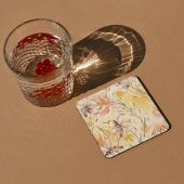 美的な花柄 コースター