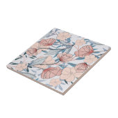 美的な花柄 タイル (側面)