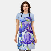 美的な花 エプロン (着用した状態)