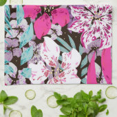 美的な花 キッチンタオル (折り畳み)