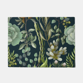 美的な花 ドアマット