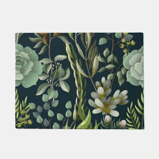 美的な花 ドアマット (正面)