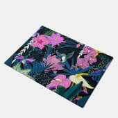 美的な花 ドアマット (アングル)