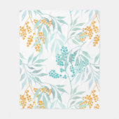 美的な花 フリースブランケット (正面)