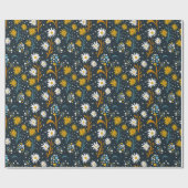 美的な花 ラッピングペーパー (フラット)