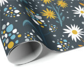 美的な花 ラッピングペーパー (ロールコーナー)