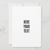 美的な花 招待状 (裏面)