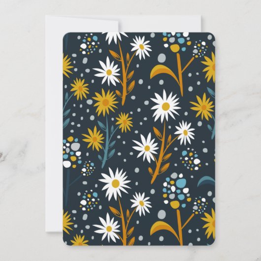 美的な花 招待状 (正面)