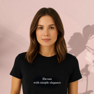 美的な衣装引用文エレガシンプルンス Tシャツ