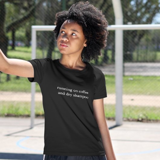 美的な衣装引用文走のコーヒードライシャムー Tシャツ