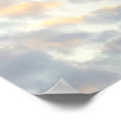 美的な雲のプリント，ポスター ポスター (角)