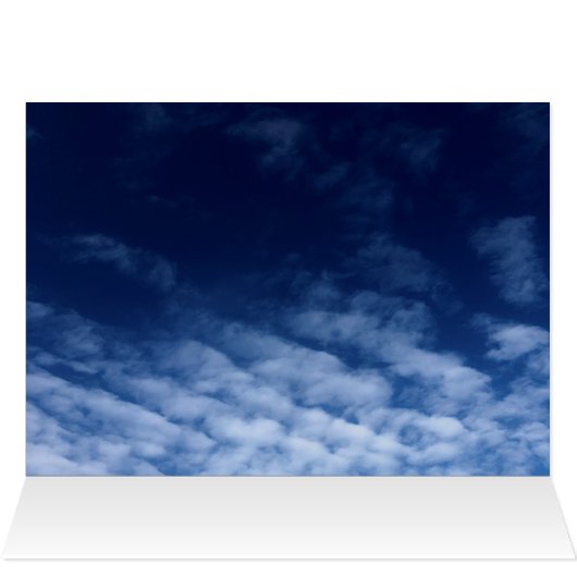 美的な雲カード (内部横(上))