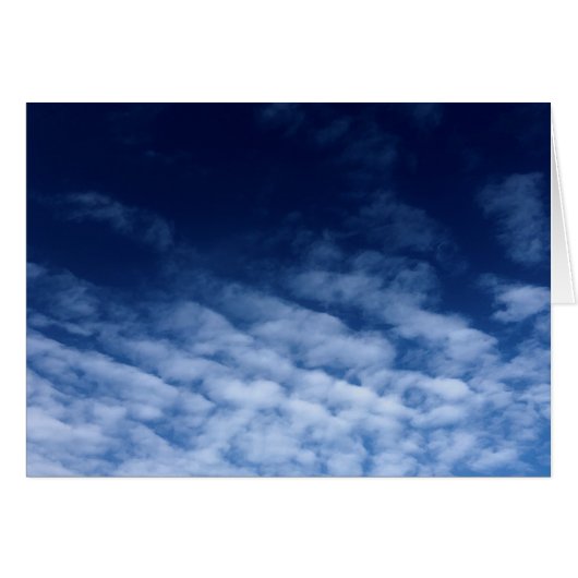 美的な雲カード (正面横)