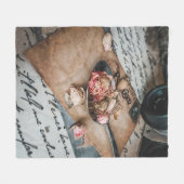 美的な フリースブランケット (正面(横))