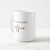 美的にかわいい コーヒーマグカップ (正面左)