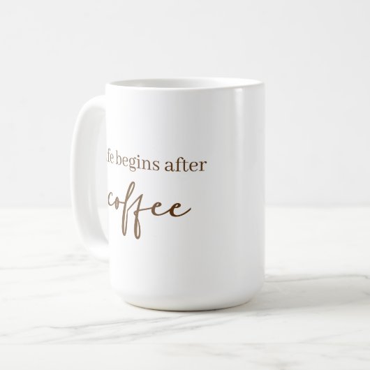 美的にかわいい コーヒーマグカップ (正面左)