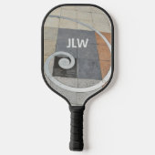 美的に楽しいゴールデンスパイラル ピックルボールラケット (裏面)