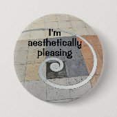 美的に楽しいゴールデンスパイラル 缶バッジ (正面)