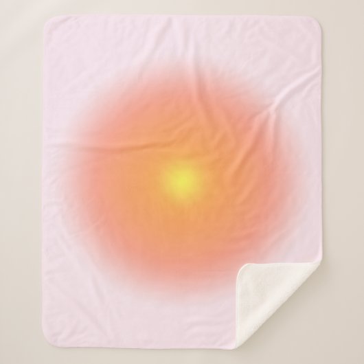 美的アウラグラデーションカラー  シェルパブランケット (正面)