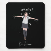 美的アニメ制服女の子カスタマイズ可能 マウスパッド (正面)