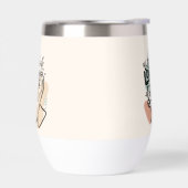 美的イラスト、ガールズコーヒー (左面)