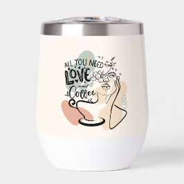 美的イラスト、ガールズコーヒー