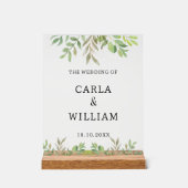 美的エレガントカスタム文字結婚の事業 アクリルサイン (正面)