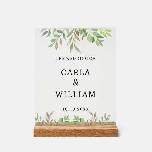 美的エレガントカスタム文字結婚の事業 アクリルサイン (正面)