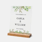 美的エレガントカスタム文字結婚の事業 アクリルサイン (傾斜)