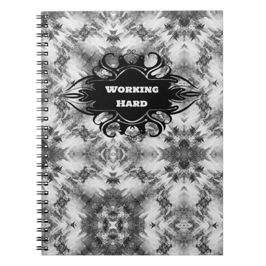 美的エレガント抽象芸術 ノートブック (正面)