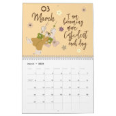 美的エレガント美的肯定2025 カレンダー (3月 2026)