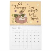 美的エレガント美的肯定2025 カレンダー (2月 2026)