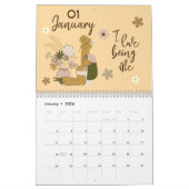 美的エレガント美的肯定2025 カレンダー (1月 2026)