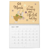 美的エレガント美的肯定2025 カレンダー (3月 2027)