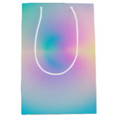 美的オーラカラフル前向きグラディエント ミディアムペーパーバッグ (正面)