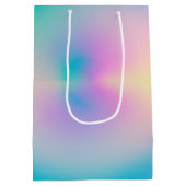 美的オーラカラフル前向きグラディエント ミディアムペーパーバッグ (裏面)