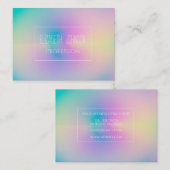 美的オーラカラフル前向きグラディエント 名刺 (正面/裏面)