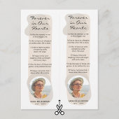 美的カスタム写真追悼式しおり シーズンカード