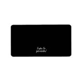 美的カスタム名刺 ラベル (正面)