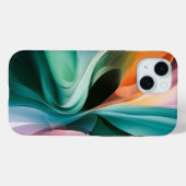 美的カラフル抽象芸術ガーリーミニマル Case-Mate iPhoneケース (裏面 (横))