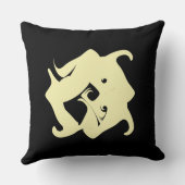 美的グランジフラクタル芸術 クッション (裏面)