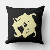 美的グランジフラクタル芸術 クッション (正面)